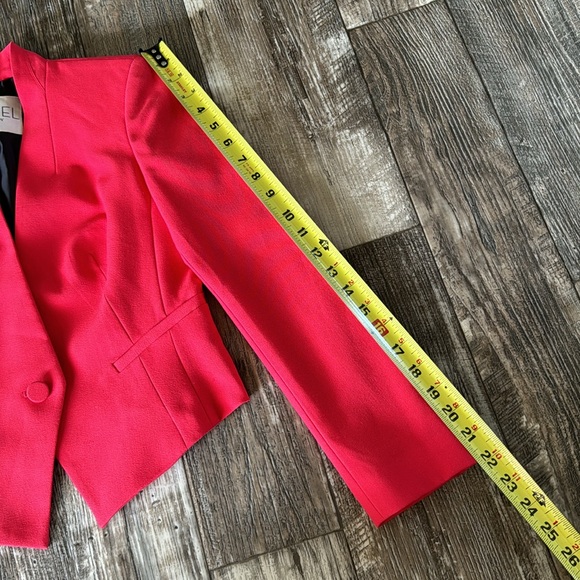RACHEL, 🌟Rachel Roy WOMEN 🌟BEAUTIFUL RED🌟 BLAZER, SIZE 0 - Picture 9 of 13